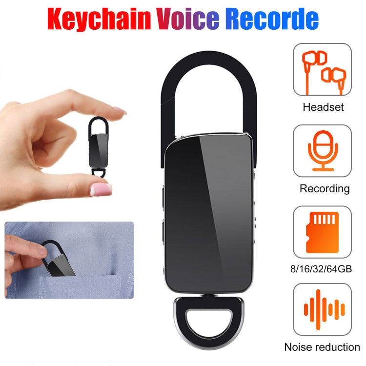 S20 16GB Keychain HD Noise Reduction Portable Recording Pen - HoMEdemic™ 