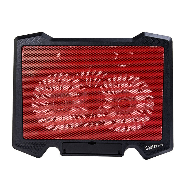 S200 Dual Silent Cooling Fan Portable Slim Notebook Cooling Pad for Laptop(Red) - HoMEdemic™ 