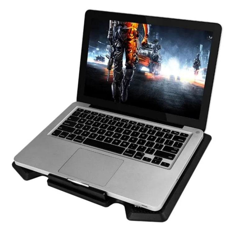 S200 Dual Silent Cooling Fan Portable Slim Notebook Cooling Pad for Laptop(Red) - HoMEdemic™ 