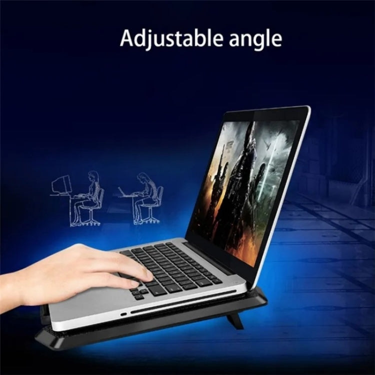 S200 Dual Silent Cooling Fan Portable Slim Notebook Cooling Pad for Laptop(Red) - HoMEdemic™ 