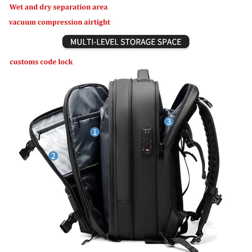 Space-Saving Vacuum Compression Backpack - HoMEdemic™ 