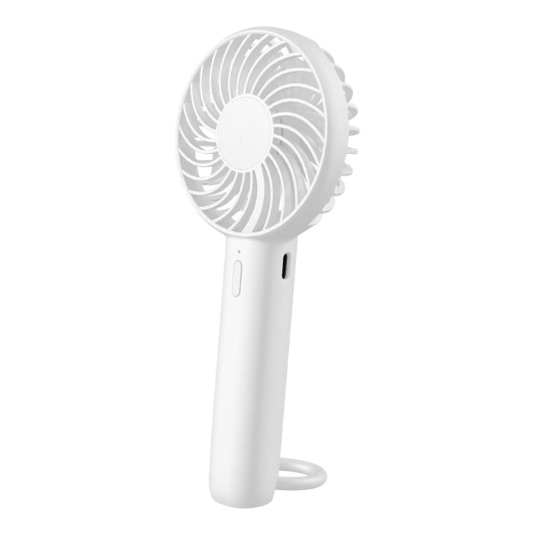 S3 3 Speed Low Noise Hanging Hole Desk Fan Portable Rechargeable Handheld Cooling Fan(White) - HoMEdemic™ 