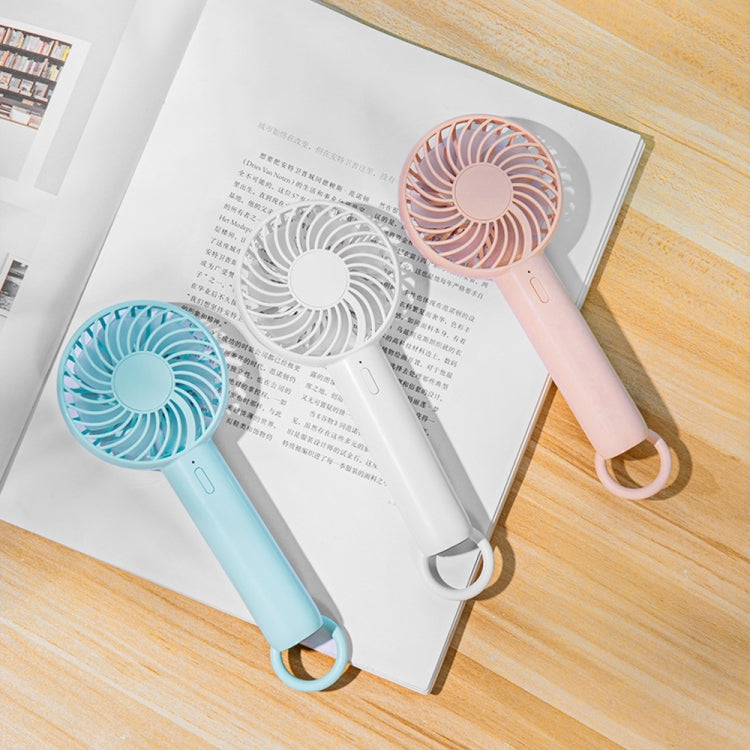 S3 3 Speed Low Noise Hanging Hole Desk Fan Portable Rechargeable Handheld Cooling Fan(White) - HoMEdemic™ 