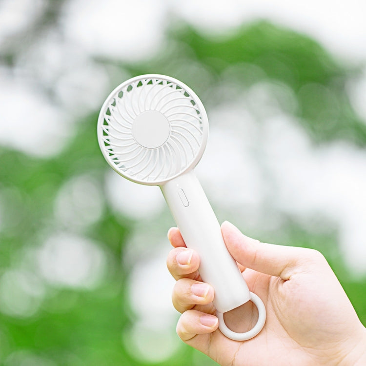 S3 3 Speed Low Noise Hanging Hole Desk Fan Portable Rechargeable Handheld Cooling Fan(White) - HoMEdemic™ 