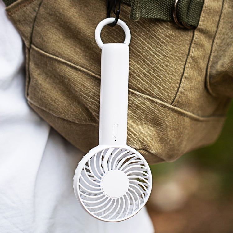 S3 3 Speed Low Noise Hanging Hole Desk Fan Portable Rechargeable Handheld Cooling Fan(White) - HoMEdemic™ 