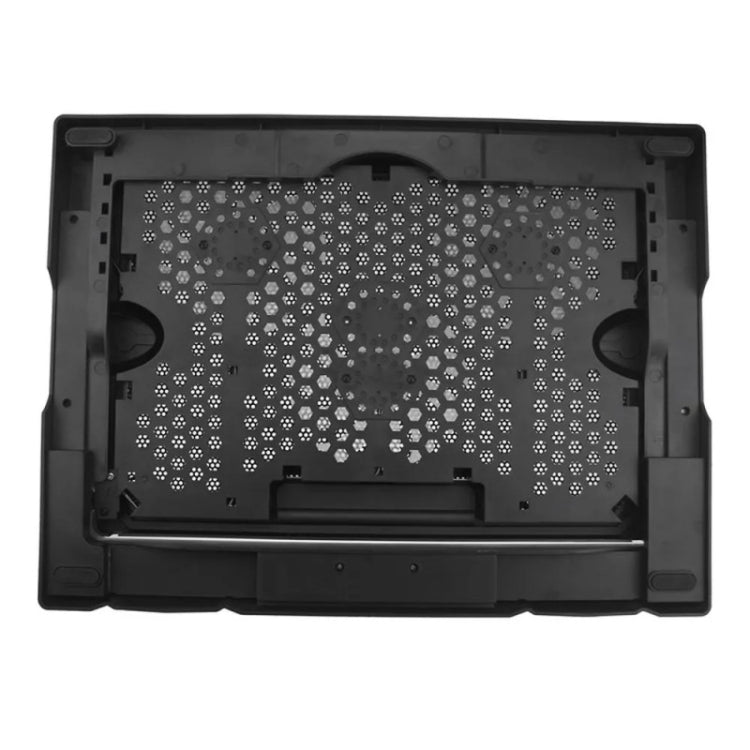 S300 3 Fan Adjustable Wind Speed Desktop Laptop Cooling Pad with Holder(Red) - HoMEdemic™ 