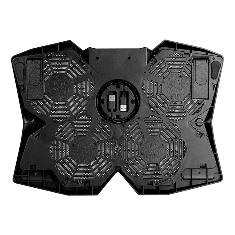 S400 Four Cooling Fans Foldable Adjustable Gaming Laptop Desktop Holder - HoMEdemic™ 