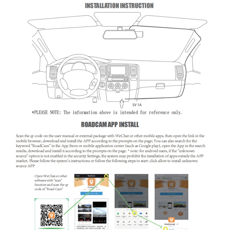 S600 1080P Wifi Dash Cam 170 Degree Wide Angle Lens Hidden Car Driving Recorder(Black) - HoMEdemic™ 