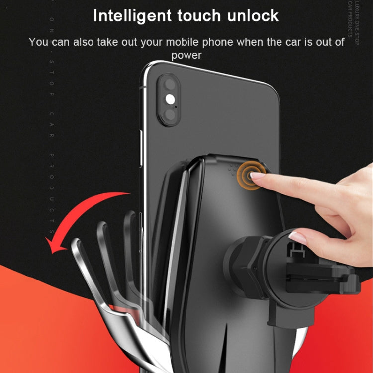 S7 15W QI 360 Degree Rotatable Infrared Induction Car Air Outlet Wireless Charging Mobile Phone Holder for 4.0-6.5 inch Mobile Phones - HoMEdemic™ 