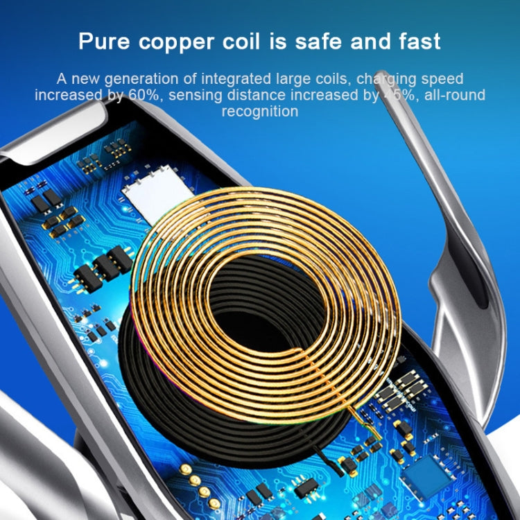 S7 15W QI 360 Degree Rotatable Infrared Induction Car Air Outlet Wireless Charging Mobile Phone Holder for 4.0-6.5 inch Mobile Phones - HoMEdemic™ 