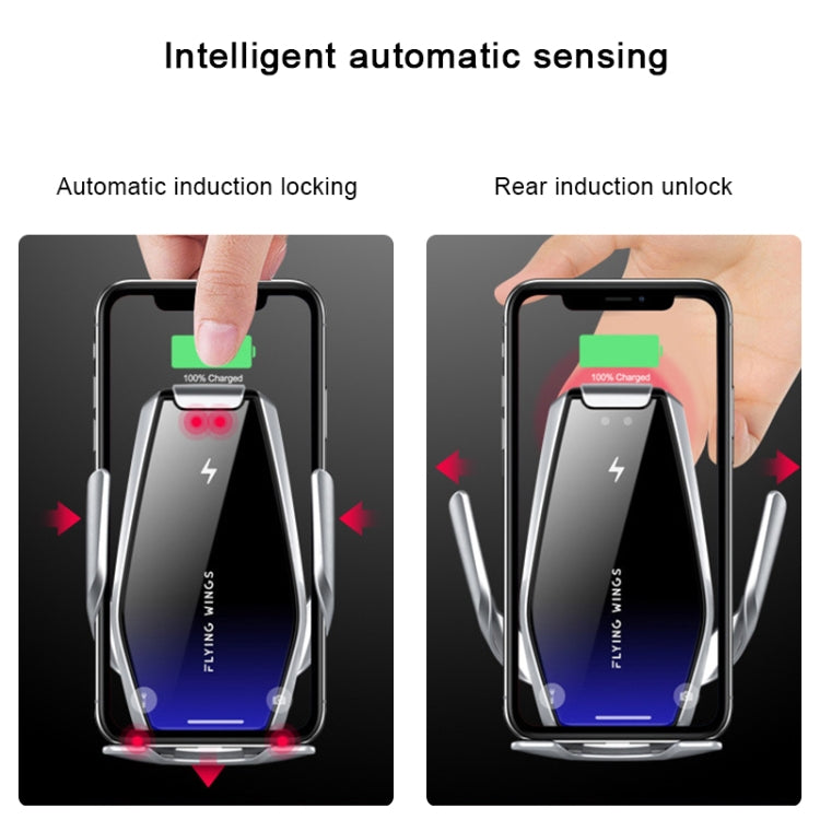 S7 15W QI 360 Degree Rotatable Infrared Induction Car Air Outlet Wireless Charging Mobile Phone Holder for 4.0-6.5 inch Mobile Phones, S7 - HoMEdemic™ 