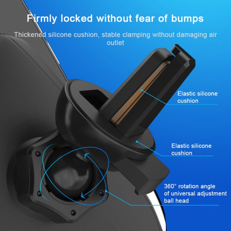 S7 15W QI 360 Degree Rotatable Infrared Induction Car Air Outlet Wireless Charging Mobile Phone Holder for 4.0-6.5 inch Mobile Phones, S7 - HoMEdemic™ 