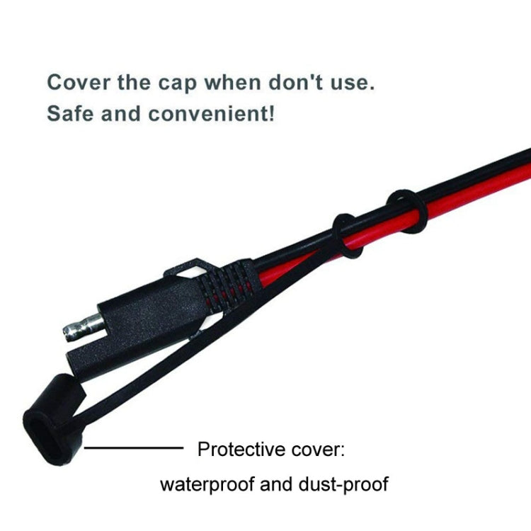 SAE To O-Type Ring Connector Quick Disconnect SAE Car Storage Battery Extension Cable - HoMEdemic™ 