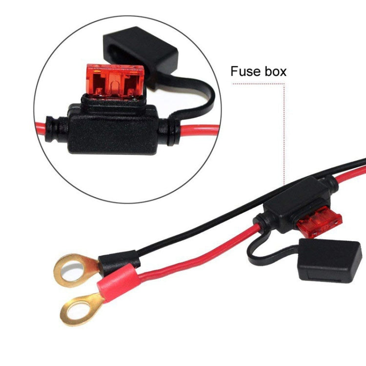 SAE To O-Type Ring Connector Quick Disconnect SAE Car Storage Battery Extension Cable - HoMEdemic™ 