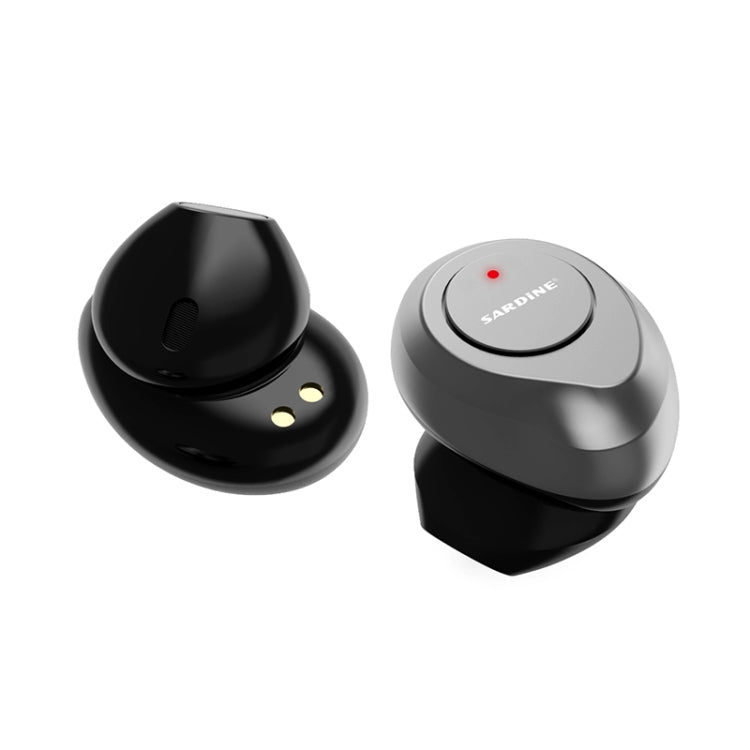 SARDiNE F8 TWS Bluetooth V5.0 Wireless Stereo Earphones with Charging Box(Grey) - HoMEdemic™ 