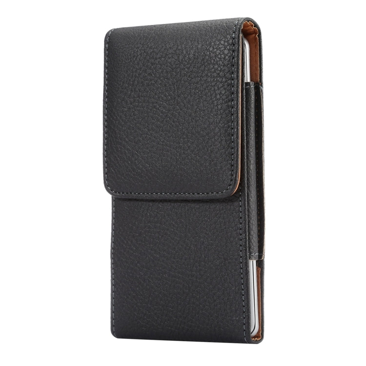 Litchi Texture Vertical Flip Upright Leather Case / Waist Bag for Galaxy S9+ / S8+ / Note 8 & Note 5, Huawei Mate 8,etc(Black), For Galaxy Note 5 & Galaxy Note 4 / N910 & Mate 8 - HoMEdemic™ 