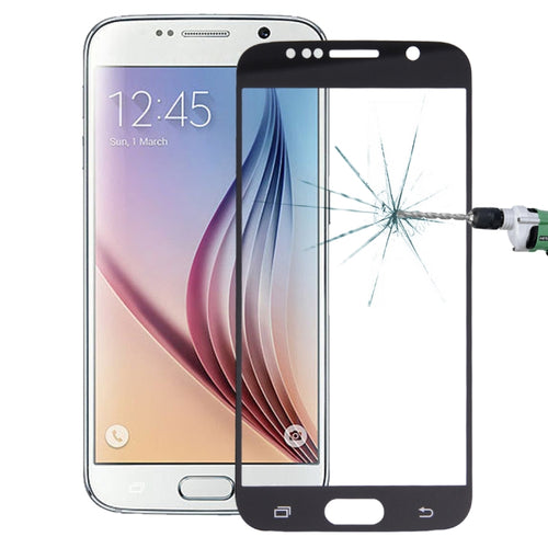 For Galaxy S6 / G920 0.26mm 9H Surface Hardness Explosion-proof Silk-screen Tempered Glass Full Screen Film - HoMEdemic™ 