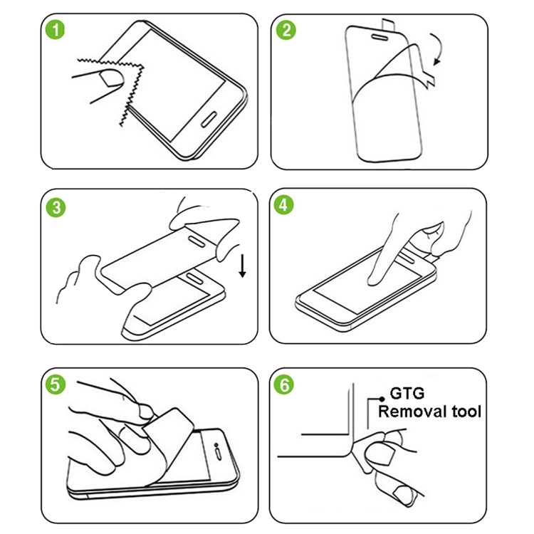 For Galaxy S6 / G920 0.26mm 9H Surface Hardness Explosion-proof Silk-screen Tempered Glass Full Screen Film