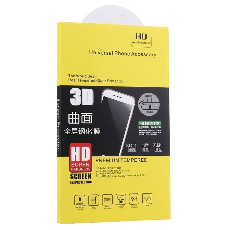 For Galaxy S8 / G950 0.3mm 9H Surface Hardness 3D Curved Silk-screen Full Screen Tempered Glass Screen Protector