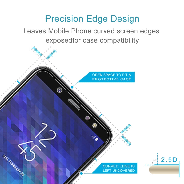 100 PCS 0.26mm 9H 2.5D Tempered Glass Film for Galaxy A6 (2018), Galaxy A6 (2018)(100pcs) - HoMEdemic™ 