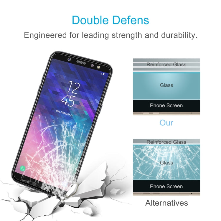 100 PCS 0.26mm 9H 2.5D Tempered Glass Film for Galaxy A6 (2018), Galaxy A6 (2018)(100pcs) - HoMEdemic™ 