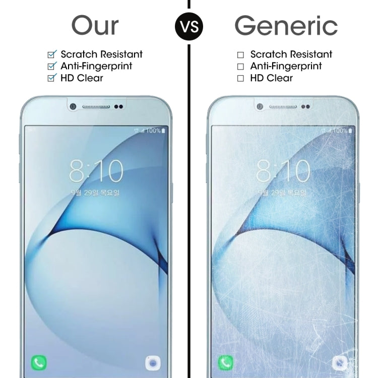 10 PCS 0.26mm 9H 2.5D Tempered Glass Film for Galaxy A8 (2016), For Galaxy A8 (2016)(10 PCS) - HoMEdemic™ 