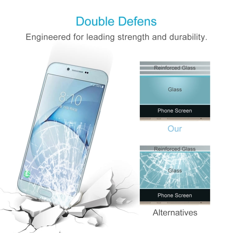 10 PCS 0.26mm 9H 2.5D Tempered Glass Film for Galaxy A8 (2016), For Galaxy A8 (2016)(10 PCS) - HoMEdemic™ 
