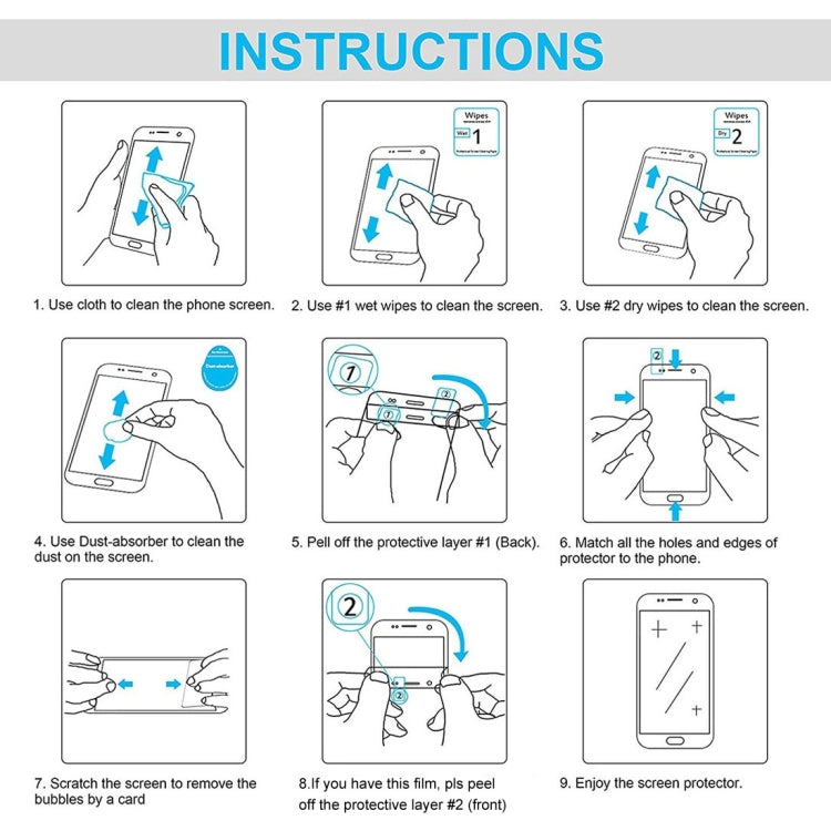 10 PCS 0.26mm 9H 2.5D Tempered Glass Film for Galaxy A8 (2016), For Galaxy A8 (2016)(10 PCS) - HoMEdemic™ 