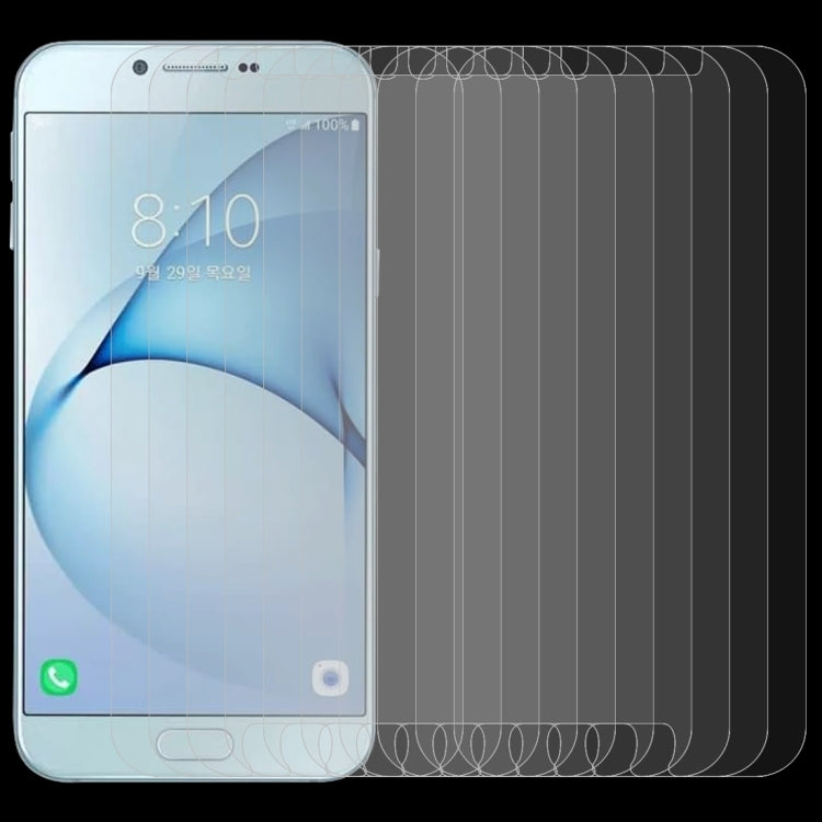 10 PCS 0.26mm 9H 2.5D Tempered Glass Film for Galaxy A8 (2016), For Galaxy A8 (2016)(10 PCS) - HoMEdemic™ 
