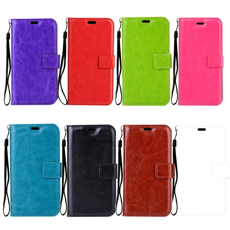 For Galaxy A5 (2017) / A520 Crazy Horse Texture Horizontal Flip PU Leather Case with Holder & Card Slots & Wallet & Photo Frame & Lanyard & Magnetic Buckle, For Galaxy A5 (2017) - HoMEdemic™ 