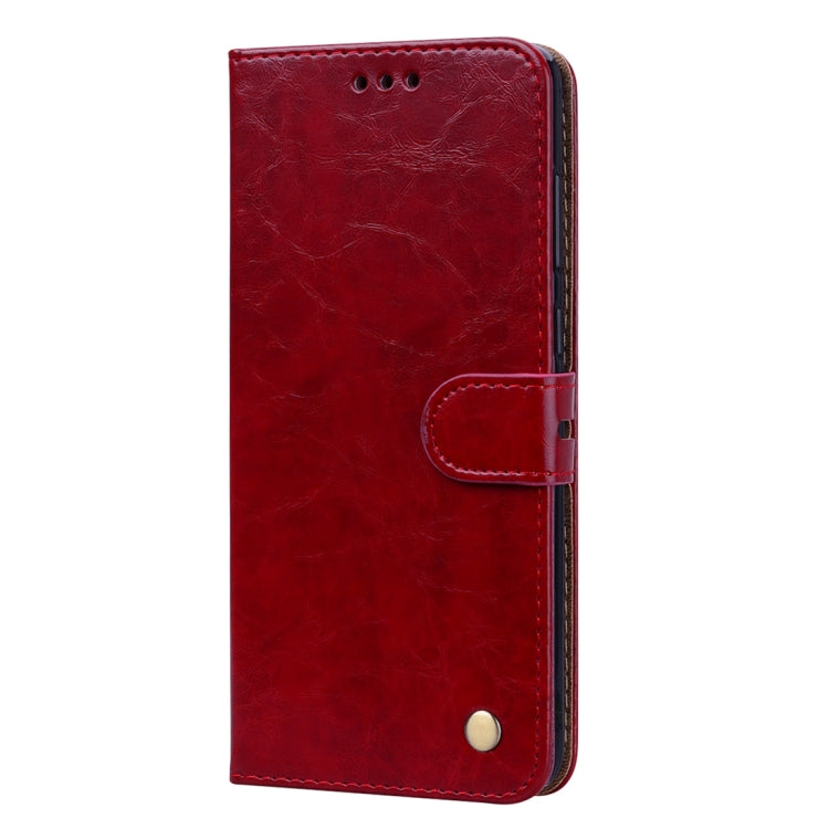 Business Style Oil Wax Texture Horizontal Flip Leather Case for Samsung Galaxy A9 (2018) / A9s, with Holder & Card Slots & Wallet c
