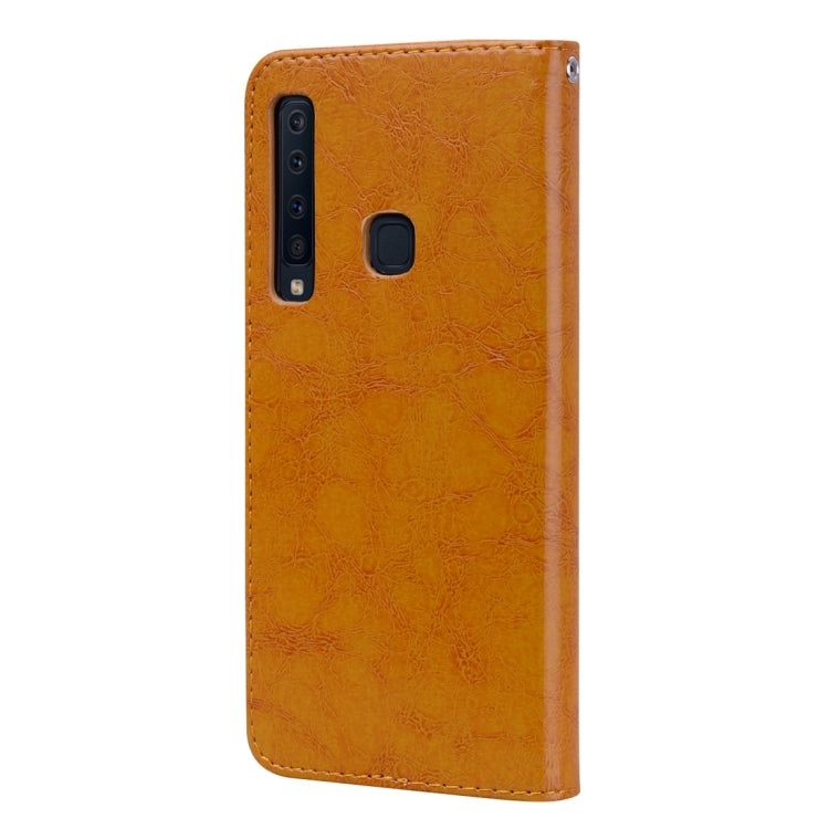 Business Style Oil Wax Texture Horizontal Flip Leather Case for Samsung Galaxy A9 (2018) / A9s, with Holder & Card Slots & Wallet c, For Galaxy A9 (2018) / A9s