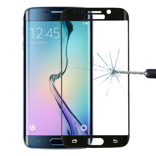 For Galaxy S6 Edge+ / G928 0.3mm 9H Surface Hardness 3D Explosion-proof Colorized Electroplating Tempered Glass Full Screen Film - HoMEdemic™ 