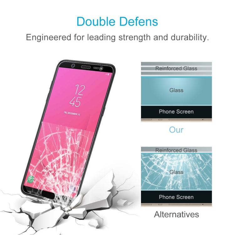 50 PCS 0.26mm 9H 2.5D Tempered Glass Film for Galaxy J8 (2018) , No Retail Package, For Galaxy J8 (2018) (50 PCS) - HoMEdemic™ 