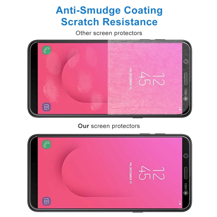 50 PCS 0.26mm 9H 2.5D Tempered Glass Film for Galaxy J8 (2018) , No Retail Package, For Galaxy J8 (2018) (50 PCS) - HoMEdemic™ 