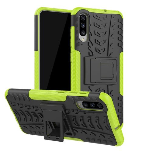 Shockproof  PC + TPU Tire Pattern Case for Galaxy A70, with Holder - HoMEdemic™ 