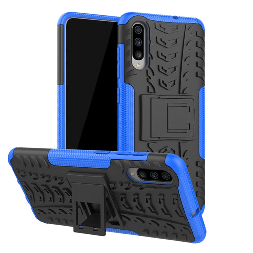 Shockproof  PC + TPU Tire Pattern Case for Galaxy A70, with Holder - HoMEdemic™ 