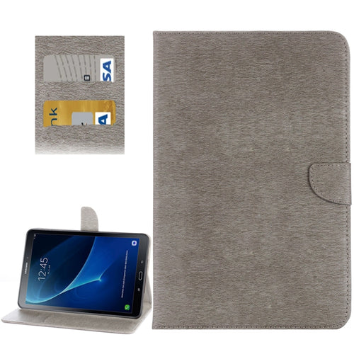 For Galaxy Tab A 10.1 (2016) / P580 Simple Style Horizontal Flip Leather Case with Holder & Card Slots & Wallet - HoMEdemic™ 