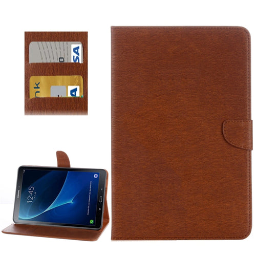 For Galaxy Tab A 10.1 (2016) / P580 Simple Style Horizontal Flip Leather Case with Holder & Card Slots & Wallet - HoMEdemic™ 