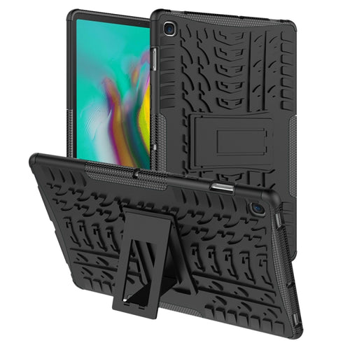 Tire Texture TPU+PC Shockproof Case for Galaxy Tab S5e , with Holder - HoMEdemic™ 