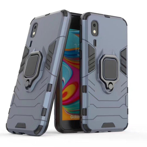 PC + TPU Shockproof Protective Case for Galaxy A2 Core, with Magnetic Ring Holder - HoMEdemic™ 