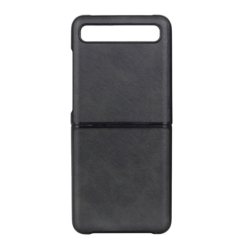 For Galaxy Z Flip Two-color Cow Leather Texture Folding Protective Case - HoMEdemic™ 