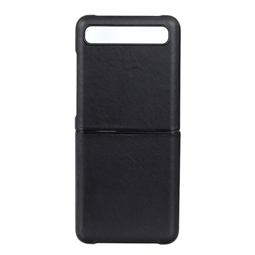 For Galaxy Z Flip Genuine Leather Lambskin Texture Folding Protective Case - HoMEdemic™ 