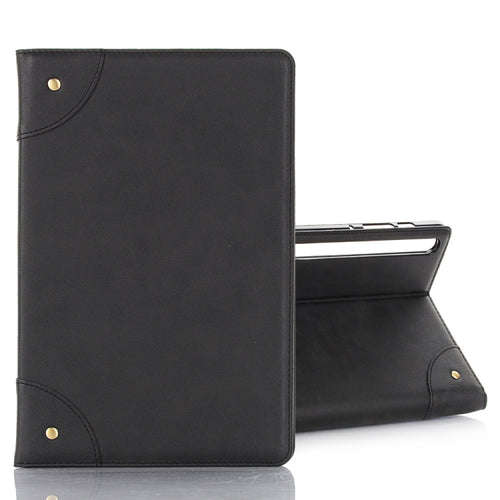 For Galaxy Tab S6 T860 / T865 Retro Book Style Horizontal Flip Leather Case with Holder & Card Slots & Wallet - HoMEdemic™ 