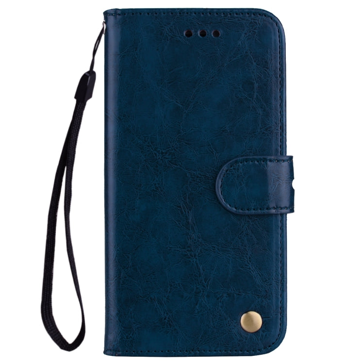 Business Style Oil Wax Texture Horizontal Flip Leather Case for Galaxy A10, with Holder & Card Slots & Wallet