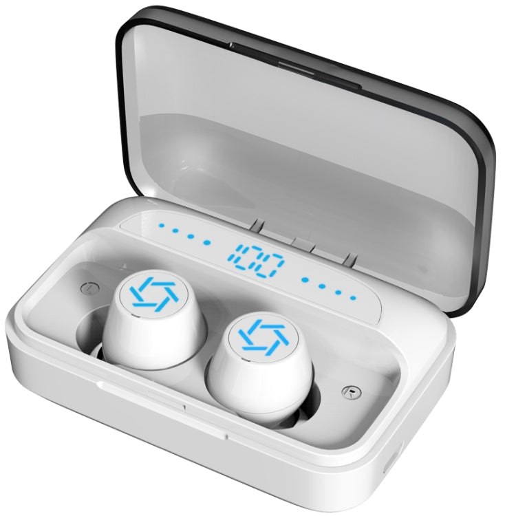Galante S15 Bluetooth 5.0 True Wireless Bluetooth Earphone with Charging Box (White) - HoMEdemic™ 