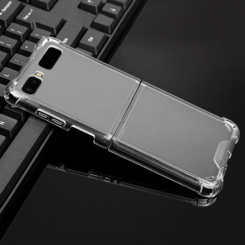 For Samsung Galaxy Z Flip TPU+PC Transparent Four-corner Shockproof Explosion-proof Protective Case - HoMEdemic™ 