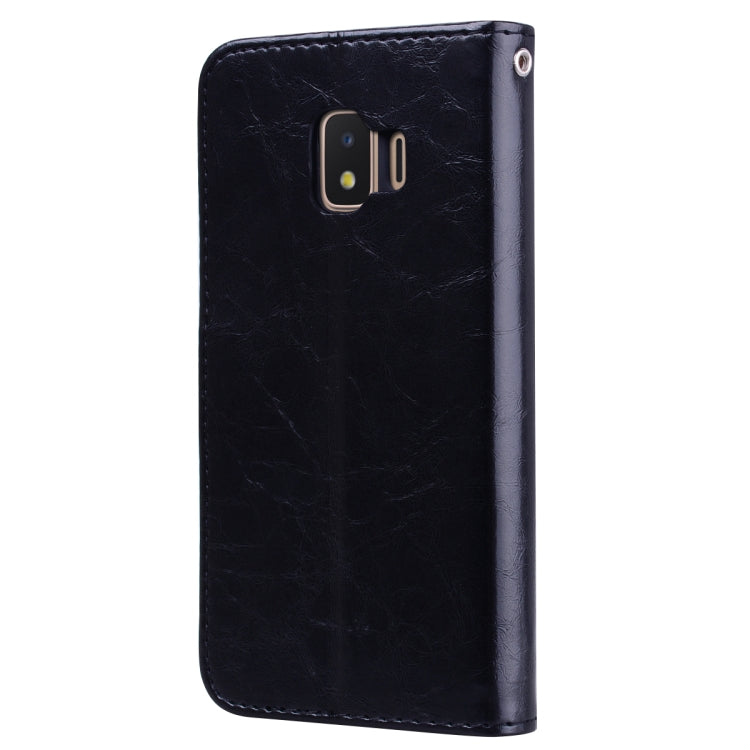 Business Style Oil Wax Texture Horizontal Flip Leather Case for Galaxy J2 Core, with Holder & Card Slots & Wallet, For Galaxy J2 Core - HoMEdemic™ 