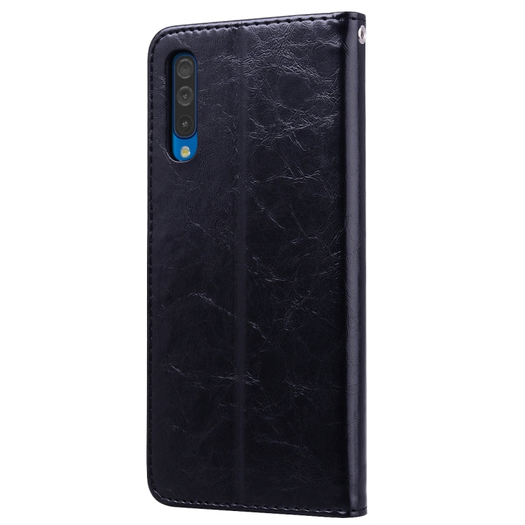 Business Style Oil Wax Texture Horizontal Flip Leather Case for Galaxy A50, with Holder & Card Slots & Wallet, For Galaxy A50 - HoMEdemic™ 