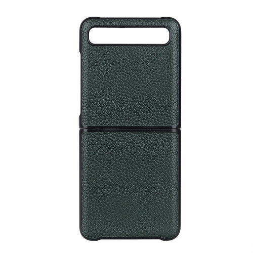 For Galaxy Z Flip Litchi Texture Leather Folding Protective Case - HoMEdemic™ 